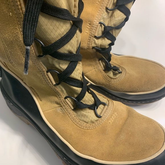 Sorel US 8 Genuine tan Leather think insulated winter boots excellent condition - Picture 10 of 13